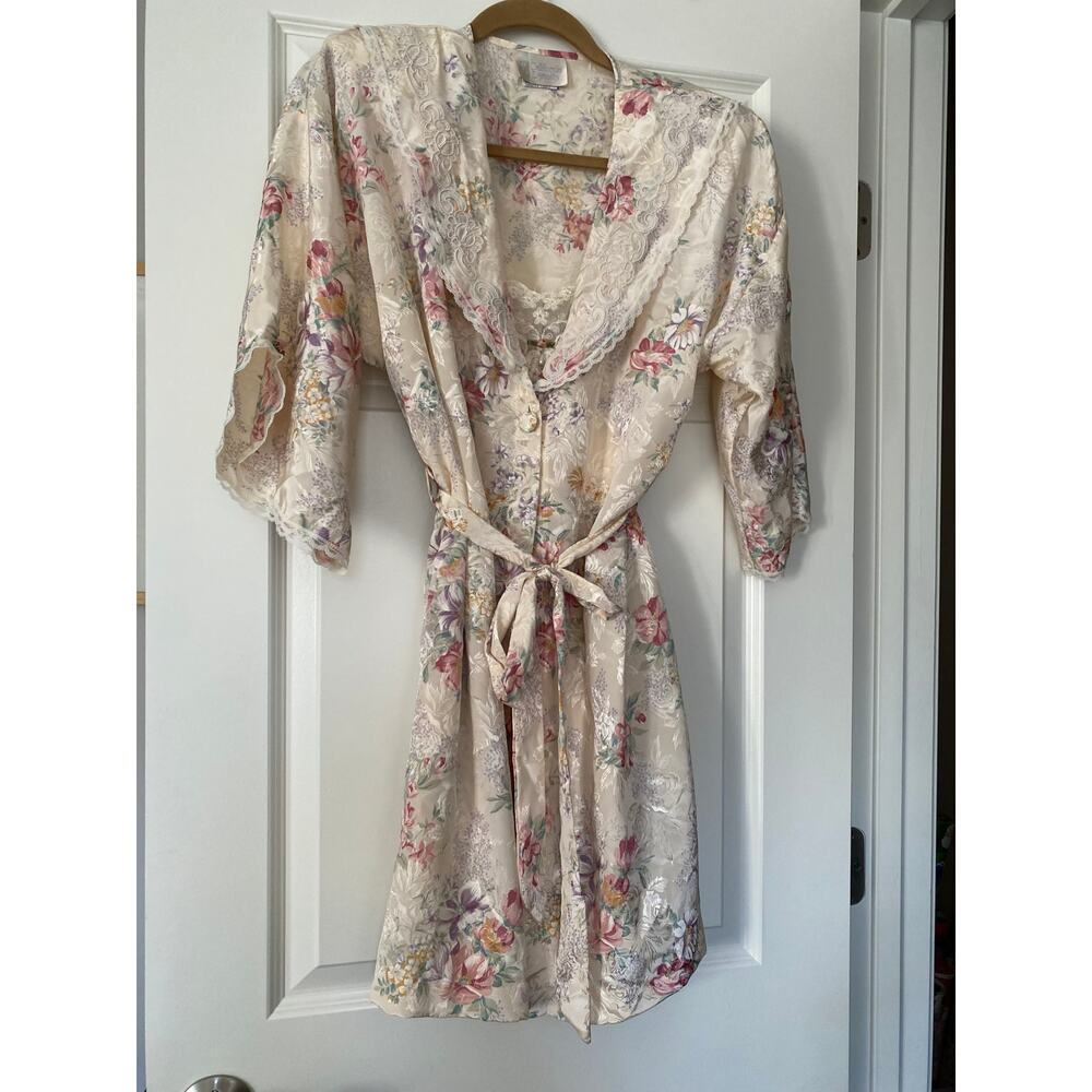 CottageCore Fairy Vintage Robe and Nightgown Size small